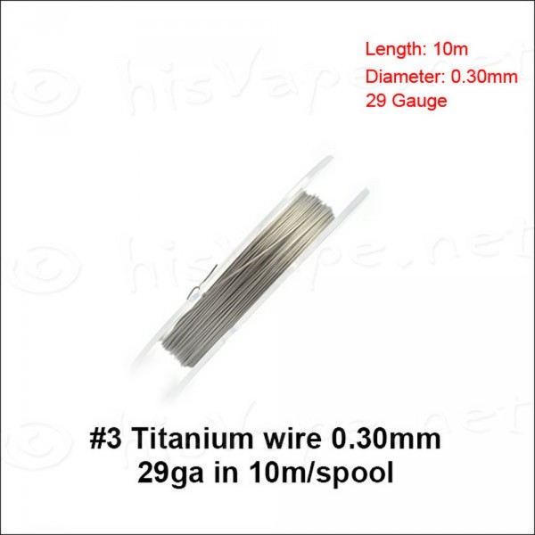 Titanium Draht 0,30mm / 10lfm