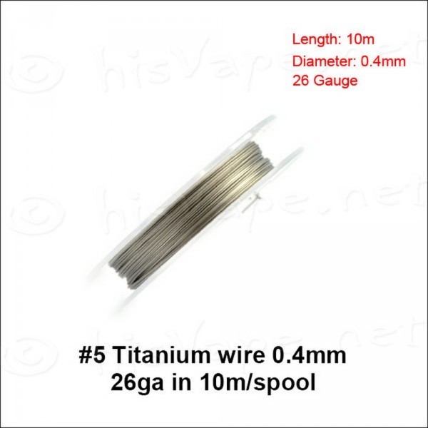 Titanium Draht 0,40mm / 10lfm