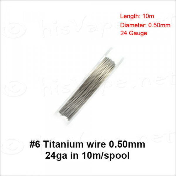 Titanium Draht 0,50mm / 10lfm