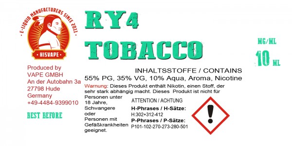 RY4 Tobacco