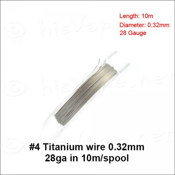 Titanium Draht 0,32mm / 10lfm