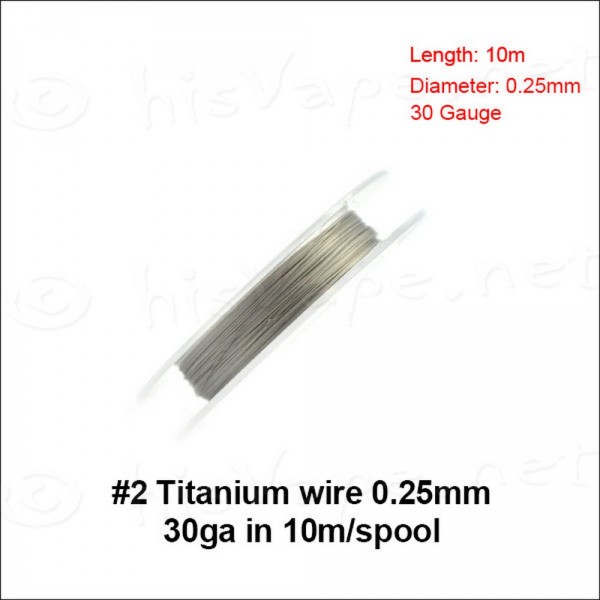 Titanium Draht 0,25mm / 10lfm